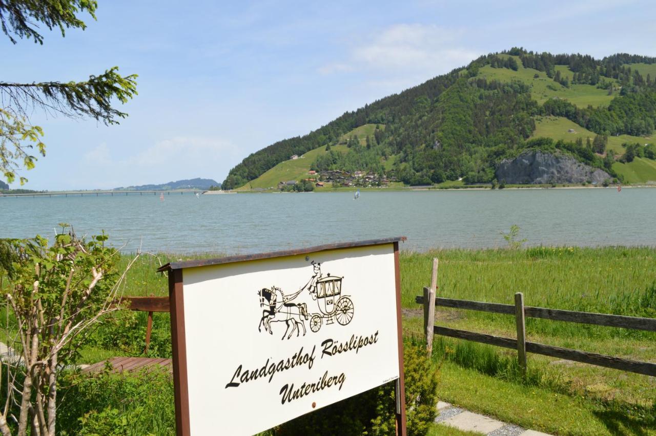 Hotel Garni Rösslipost Unteriberg Kültér fotó